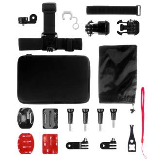 Sporta kameru aksesuāri - Redleaf Accessory kit Case Set S for action cameras - ātri pasūtīt no ražotāja