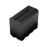 Newell Plus NP-F960 high-capacity Li-ion battery with robust casing, 10050 mAh, 7.2V for Sony camcorders - external view of durable battery packNewell Plus NP-F960 high-capacity Li-ion battery with robust casing, 10050 mAh, 7.2V for Sony camcorders - external view of durable battery pack