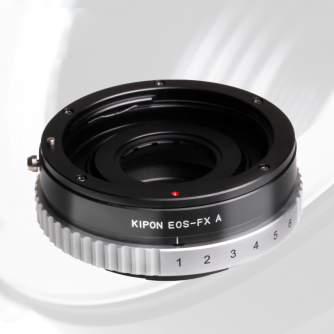 Adapters for lens - Kipon AdapterCanon EF to Fuji X with aperture ring - quick order from manufacturer