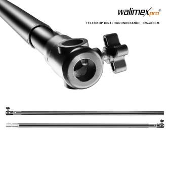 Fonu turētāji - Walimex teleskopiska fona parlika 224-400cm Nr.16336 - ātri pasūtīt no ražotāja