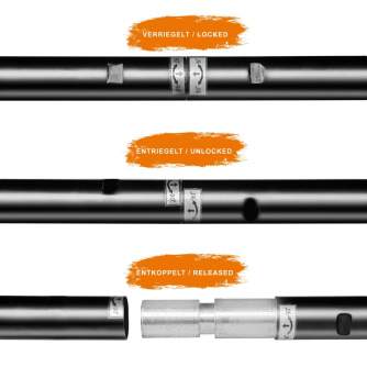 Background holders - walimex TELESCOPIC Background Crossbar, 224-400cm - quick order from manufacturer