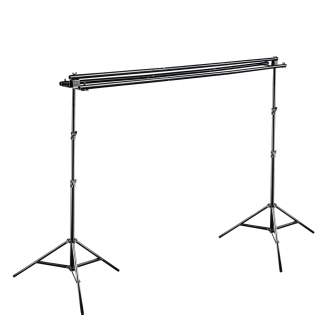 Fonu turētāji - walimex 3-Fold Background System incl. Bag, 290cm - perc šodien veikalā un ar piegādi