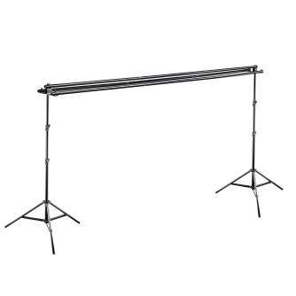 Background holders - walimex 3-Fold Background System incl. Bag, 290cm - buy today in store and with delivery