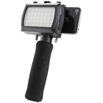 Selfie Stick - Walimex LED Dual Tripod for Apple iPhone 4/4S - quick order from manufacturer
