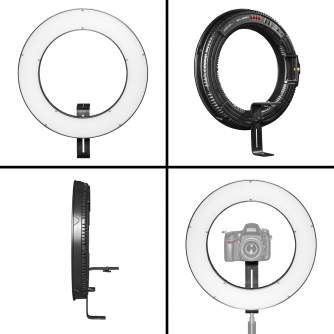 Ring Light - Walimex pro LED Ringleuchte 380 Bi Color Set inkl. Lampenstativ - quick order from manufacturer