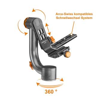 Tripod Heads - Walimex pro Carbon Gimbal Head tripod head C15 - quick order from manufacturer