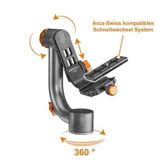 Statīvu galvas - Walimex pro Carbon Gimbal Head tripod head C15 - ātri pasūtīt no ražotāja