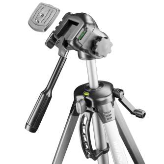Mobile Phones Tripods - Walimex pro WT-3530 Basic-Tripod 146cm silver - buy today in store and with delivery