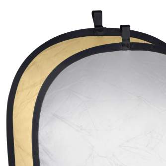 Foldable Reflectors - walimex Foldable Reflector golden/silver 150x200cm - quick order from manufacturer