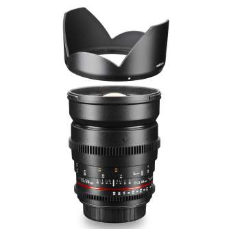 Lenses - walimex pro 24/1.5 Video DSLR Nikon F black - quick order from manufacturer