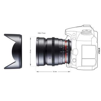 Lenses - walimex pro 24/1.5 Video DSLR Nikon F black - quick order from manufacturer