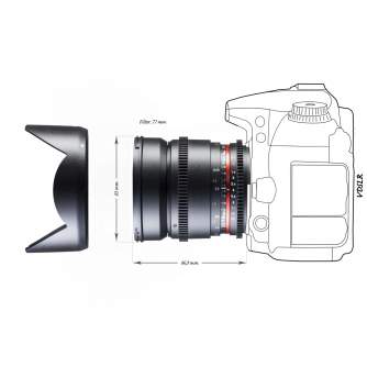 Objektīvi - walimex pro 16/2,2 Video APS-C Nikon F black - ātri pasūtīt no ražotāja