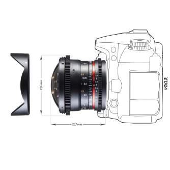 walimex pro 12/3,1 Fish-Eye VDSLR Canon EOS black 20602 -