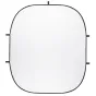 Фоны - walimex pro Foldable Background 200 x 230 black/white - быстрый заказ от производителя