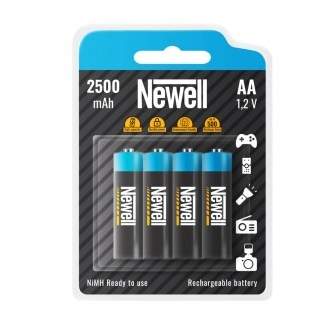 Baterijas, akumulatori un lādētāji - Newell Rechargeable NiMH AA 2500 x4 - ātri pasūtīt no ražotāja
