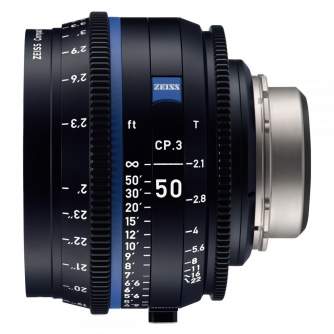 CINEMA видео объективы - Carl Zeiss CP.3 2.1/50 mm PL Mount - быстрый заказ от производителя