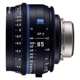 CINEMA Video Lences - Carl Zeiss CP.3 2.1/85 mm PL Mount - quick order from manufacturer