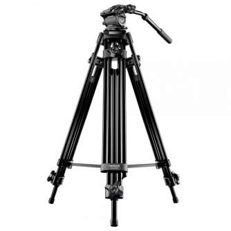 Video Tripods - mantona Video Tripod Dolomit 1300, 188cm - buy today in store and with delivery