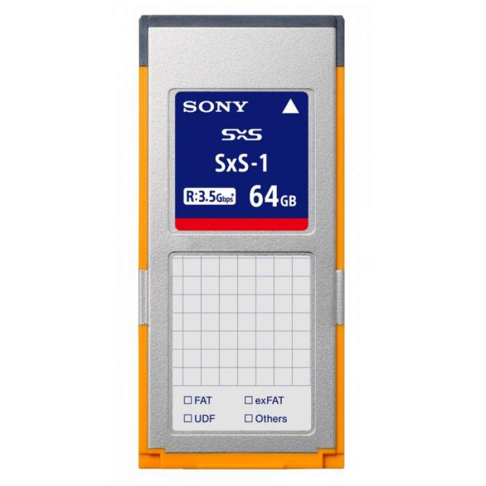 Atmiņas kartes - Sony SxS-1 Memory Card 64GB (SBS-64G1C) - ātri pasūtīt no ražotāja