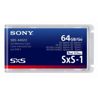 Карты памяти - Sony 64GB SxS Memory Card Two Pack (2SBS64G1B) - быстрый заказ от производителя