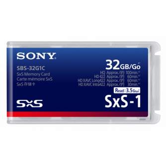 Atmiņas kartes - Sony SxS-1 Memory Card 32GB (SBS-32G1C) - ātri pasūtīt no ražotāja