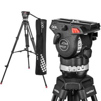 Sachtler Ace M MS - Tripod Kit with mid spreader & bag Tripods and more
