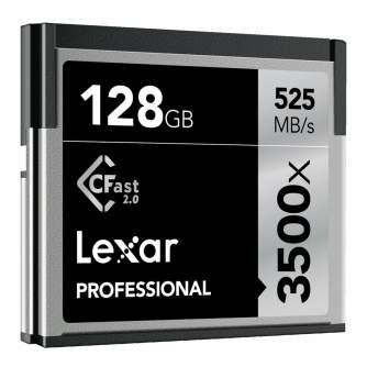 Memory Cards - LEXAR PRO 3500X CFAST (VPG-130) R525/W445 128GB - quick order from manufacturer
