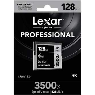 Карты памяти - LEXAR PRO 3500X CFAST (VPG-130) R525/W445 128GB - быстрый заказ от производителя