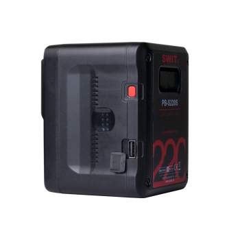 V-Mount Baterijas - Swit PB-S220S Square Heavy Duty Digital Battery Pack - ātri pasūtīt no ražotāja
