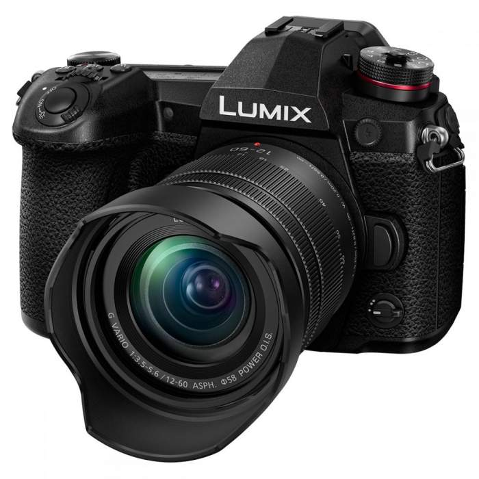 Беззеркальные камеры - Panasonic DC-G9MEG-K LUMIX G Compact System Camera with LUMIX H-FS12060E - быстрый заказ от производителя
