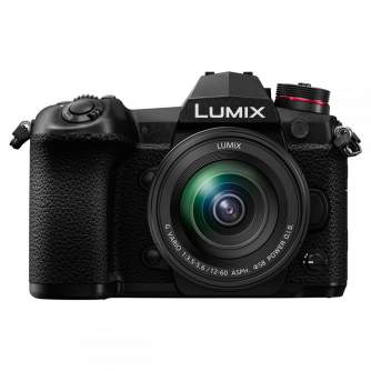 Беззеркальные камеры - Panasonic DC-G9MEG-K LUMIX G Compact System Camera with LUMIX H-FS12060E - быстрый заказ от производителя