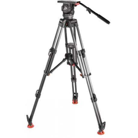 Sachtler System 20 S1 HD MCF tripod kit with mid-level spreader