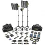 LED Floodlights - Dedolight SLT3-3-D-M 3-Leuchten Micro LED Kit Tageslicht AC Master - quick order from manufacturer