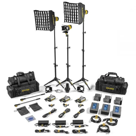 Dedolight SLT3-3-D-M 3 Leuchten Micro Kit Tageslicht AC Master