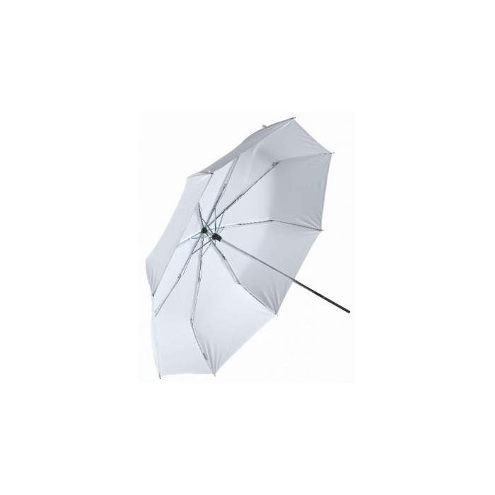 Зонты - Falcon Eyes Umbrella Foldable R-210T Transparent White 110 cm - быстрый заказ от производителя