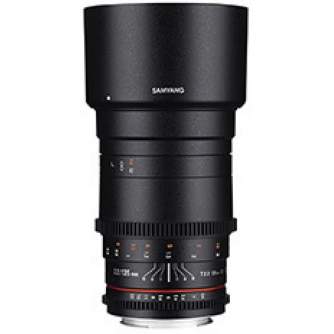 CINEMA видео объективы - Samyang 135mm T2.2 VDSLR ED UMC Canon EF - быстрый заказ от производителя