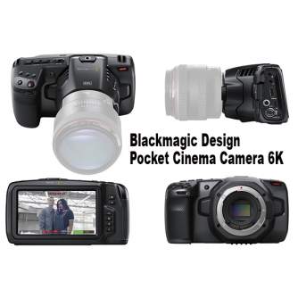 Pro video kameras - Blackmagic Pocket Cinema Camera 6K - ātri pasūtīt no ražotāja