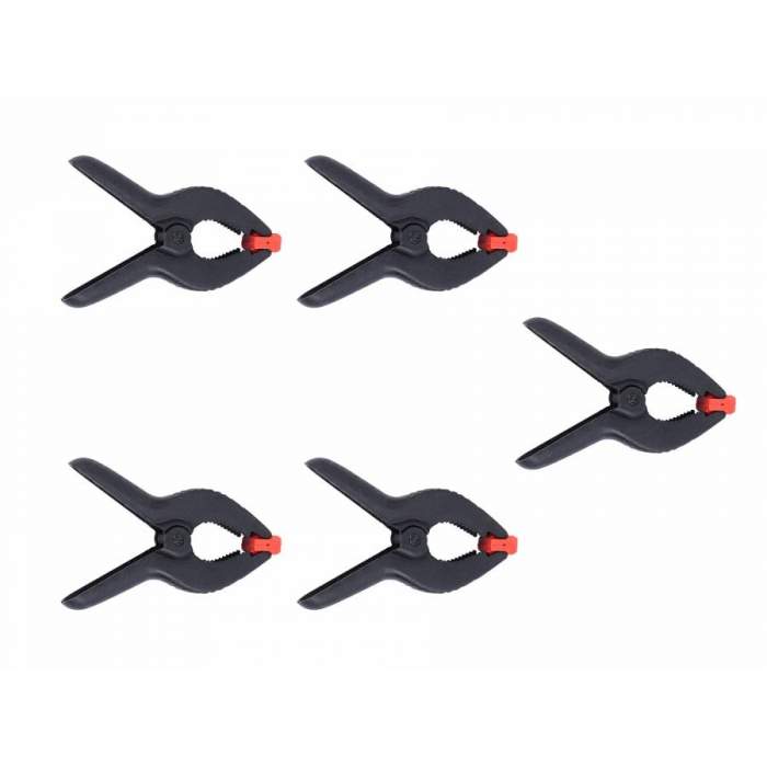Holders Clamps - Bresser BR-52 Deluxe clamps 5 pcs for 5cm rod - quick order from manufacturer