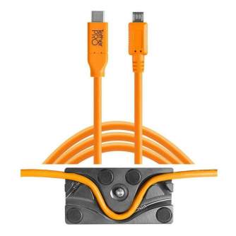 Data Cables - Tether Tools Tether Pro USB-C till USB 2.0 Mini-B 5 Pin 4.6m - quick order from manufacturer Best choise selected by experts