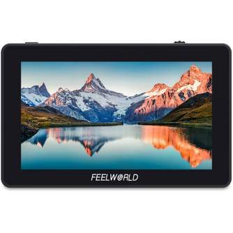 Vairs neražo - FEELWORLD F6 Plus 5.5inch HDMI monitor 150g 1920x1080 500cd 3D LUT 4K NP-F970 LP-E6