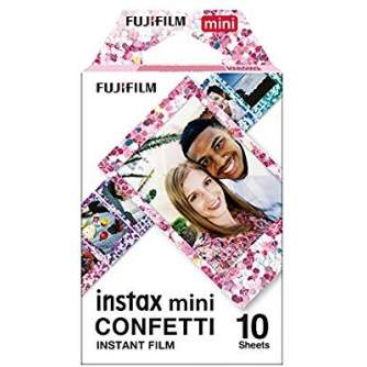 Картриджи для инстакамер - FUJIFILM Colorfilm instax mini confetti (10PK) - купить сегодня в магазине и с доставкой