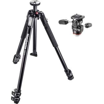 Штативы для фотоаппаратов - Manfrotto tripod kit MK190X3-3W1 - быстрый заказ от производителя