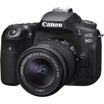 Spoguļkameras - Canon EOS 90D + 18-55mm IS STM Camera kit - ātri pasūtīt no ražotāja