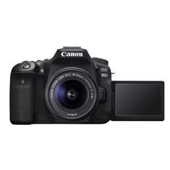 Spoguļkameras - Canon EOS 90D + EF-S 18-55mm f/3.5-5.6 IS STM - купить сегодня в магазине и с доставкой