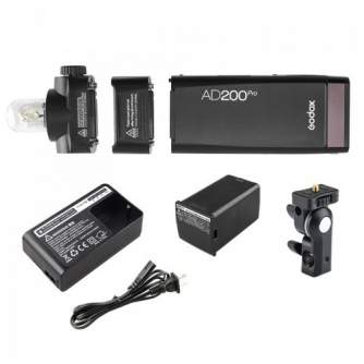 Zibspuldzes ar akumulatoru - Godox pocket flash AD200 Pro - perc šodien veikalā un ar piegādi