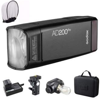 Zibspuldzes ar akumulatoru - Godox pocket flash AD200 Pro - купить сегодня в магазине и с доставкой