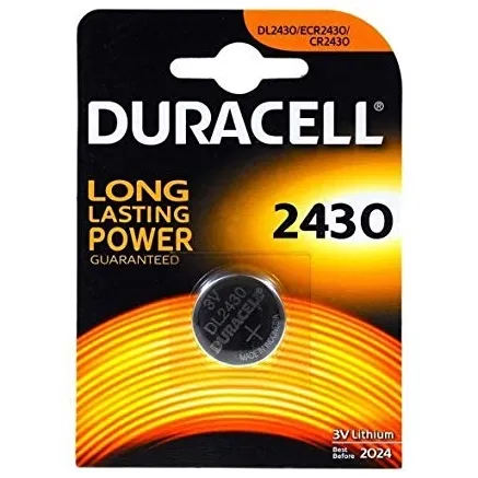 Duracell 2430 baterija DL2430 CR2430 K2430 3V Lithium