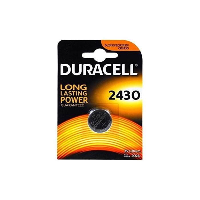 Baterijas, akumulatori un lādētāji - Duracell Electronics 2430 baterija DL2430/CR2430 K2430 3V Lithium - perc šodien veikalā un ar piegādi
