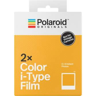 Instantkameru filmiņas - POLAROID ORIGINAL COLOR FILM FOR I-TYPE 2-PACK - perc šodien veikalā un ar piegādi
