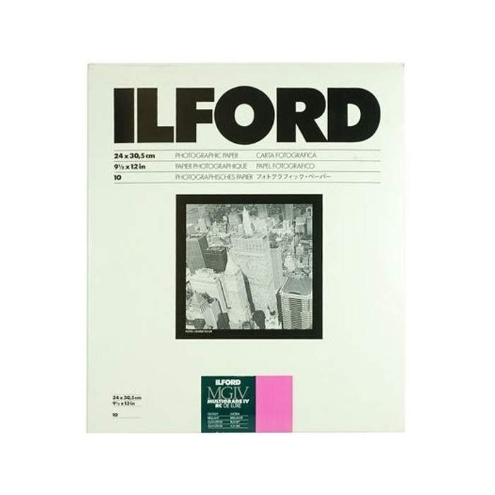 Photo paper - Ilford paper 24x30.5cm MGIV 1M glossy 10 sheets (1770504) - quick order from manufacturer